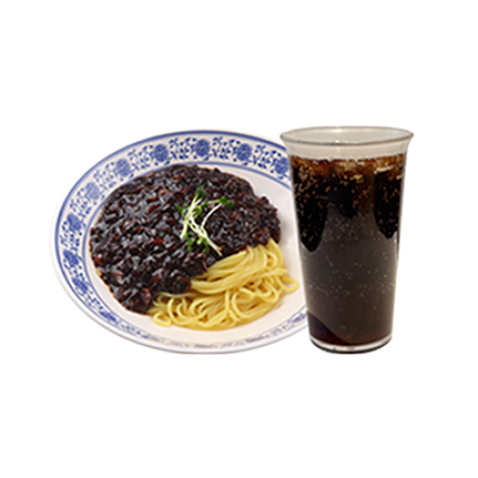 유니짜장 + 탄산