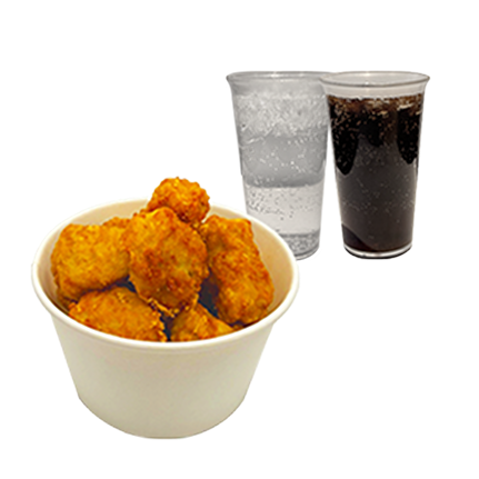 후라이드 강정 + 음료 중 1개 (콜라 or 사이다)